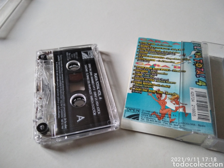 Casetes antiguos: Casette playa total 4 - Foto 3