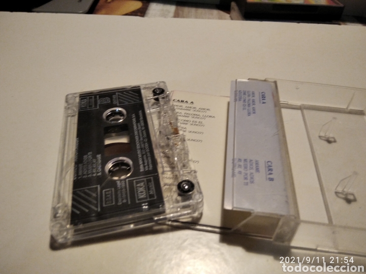 Casetes antiguos: Casette Junco ,Amor Amor - Foto 2