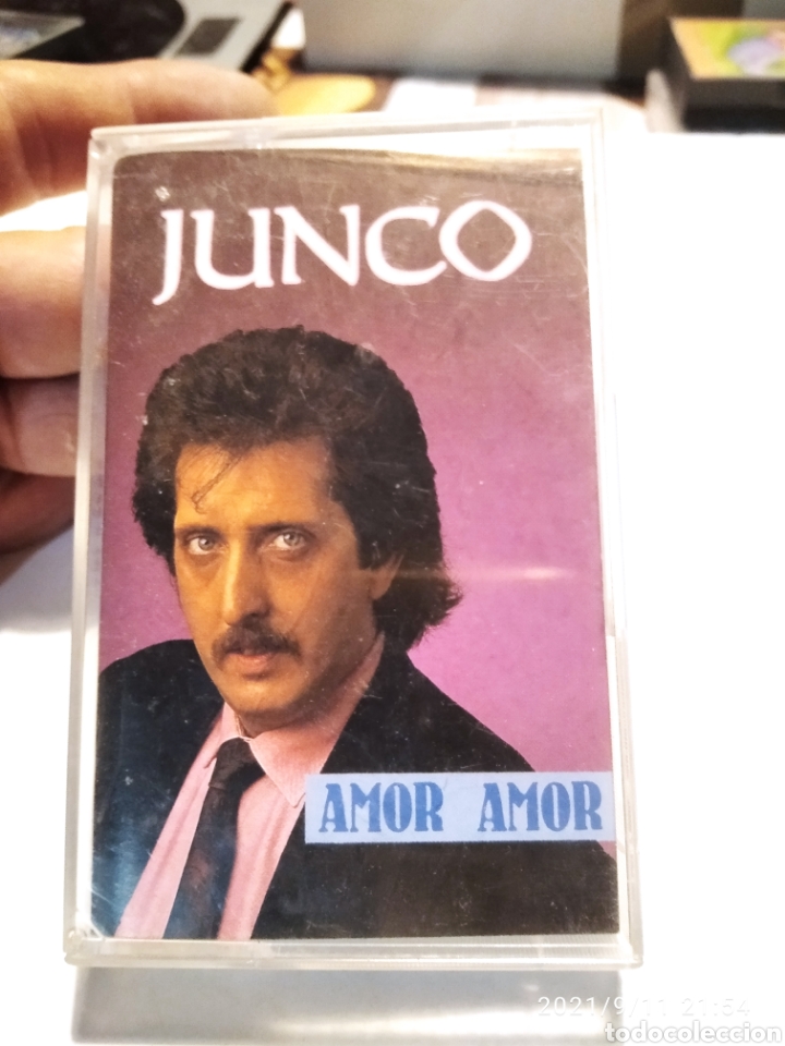 Casetes antiguos: Casette Junco ,Amor Amor - Foto 1