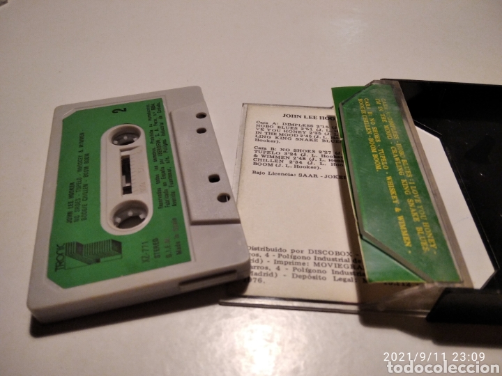 Casetes antiguos: Casette john lee Hooker - Foto 2