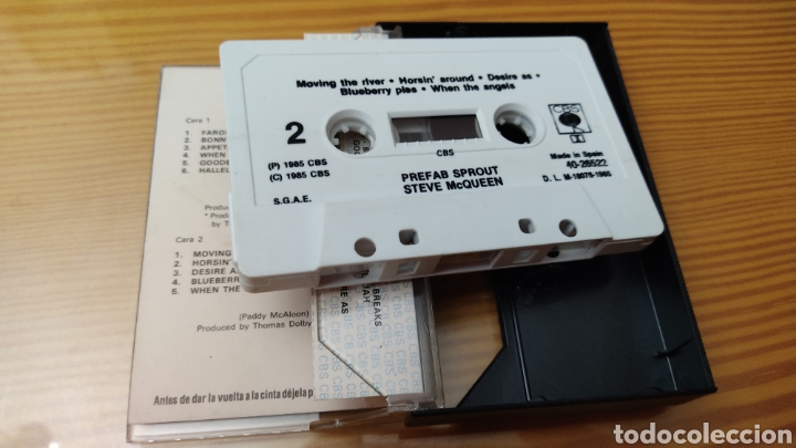 Casetes antiguos: Cassette de Prefab Sprout &rdquo;Steve McQueen&rdquo; - Foto 3