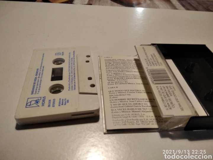 Casetes antiguos: Cinta casette Moncho sabanas de seda - Foto 2