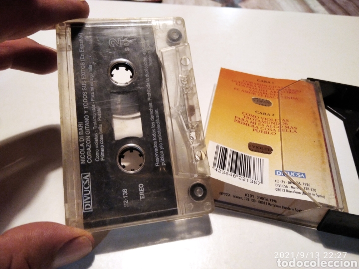 Casetes antiguos: Nicola di Bari coraz&oacute;n gitano - Foto 3