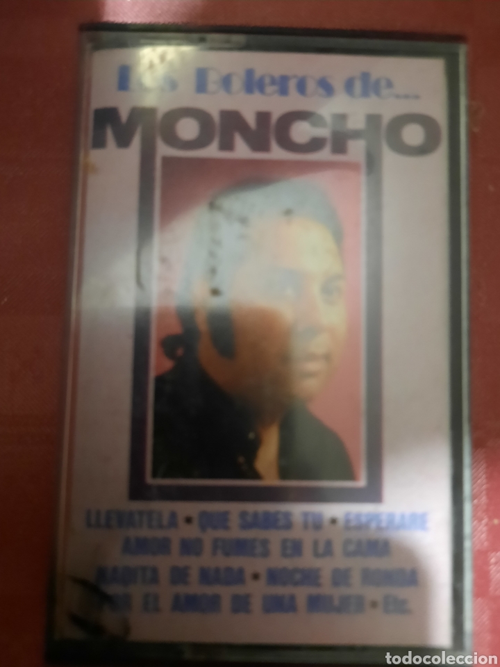 Casetes antiguos: Los boleros de Moncho casete.