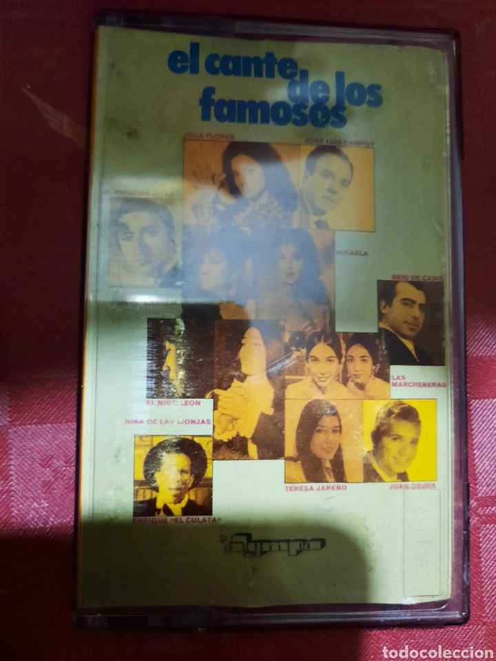 Casetes antiguos: El cante de los famosos Olympo 1975