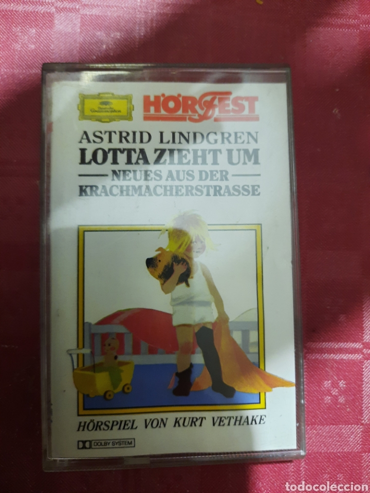 Casetes antiguos: Musica para ni&ntilde;os Astrid Lindgren Lotta Zieht Um