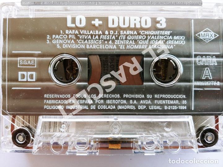 Casetes antiguos: CINTA CASSETTE DE : LO + DURO 3 - CASSETTE 1 - Foto 2