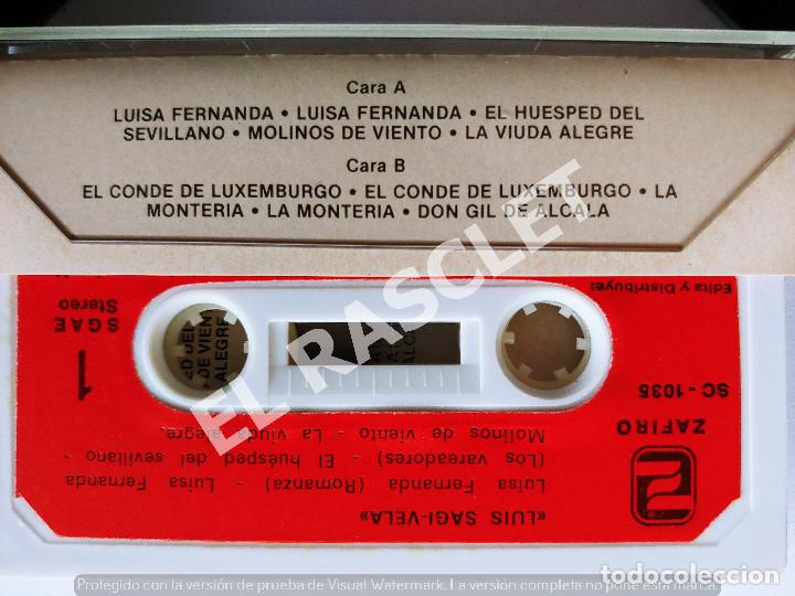 Casetes antiguos: CINTA CASSETTE DE : LUIS SAGI- VELA - Foto 2