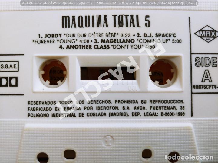 Casetes antiguos: CINTA CASSETTE DE : MAQUINA TOTAL 5 - Foto 2