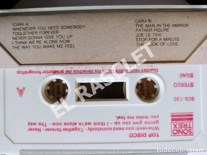 Casetes antiguos: CINTA CASSETTE DE : TOP DISCO - Foto 2