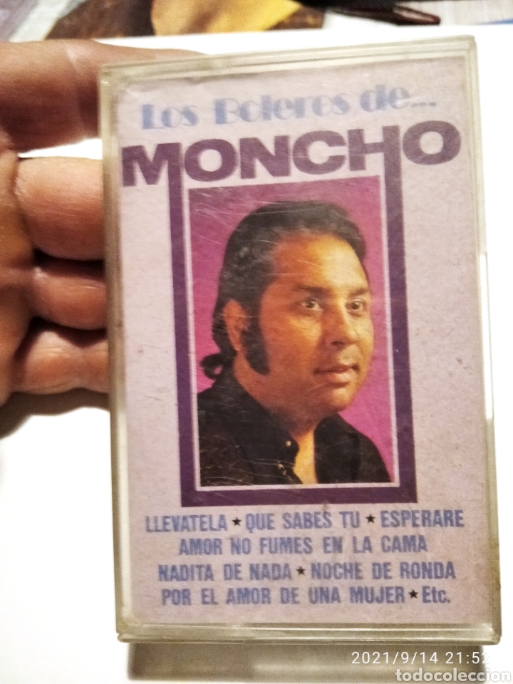 Casetes antiguos: Cinta casette, los boleros de Moncho - Foto 1