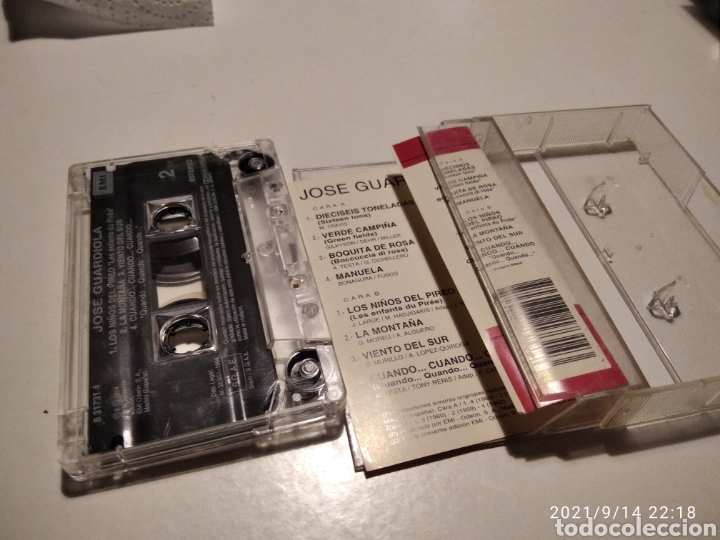 Casetes antiguos: Cinta casette Jose Guardiola - Foto 2