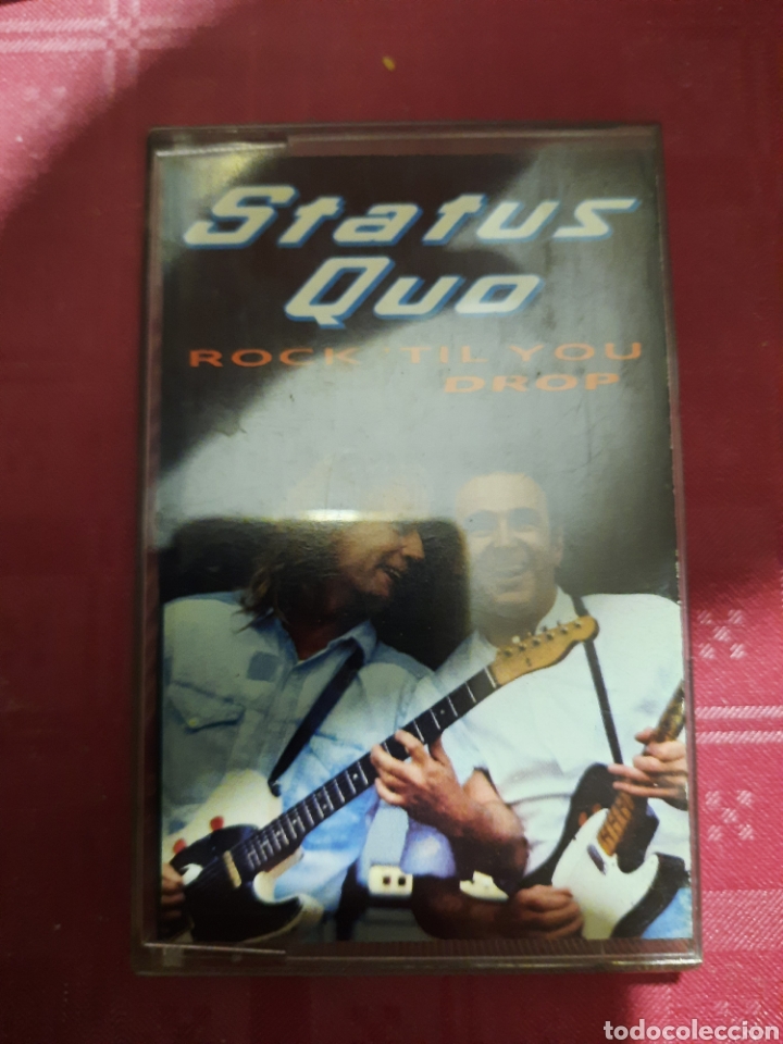 Casetes antiguos: Status Quo Rock Til you Dropbox casete - Foto 1