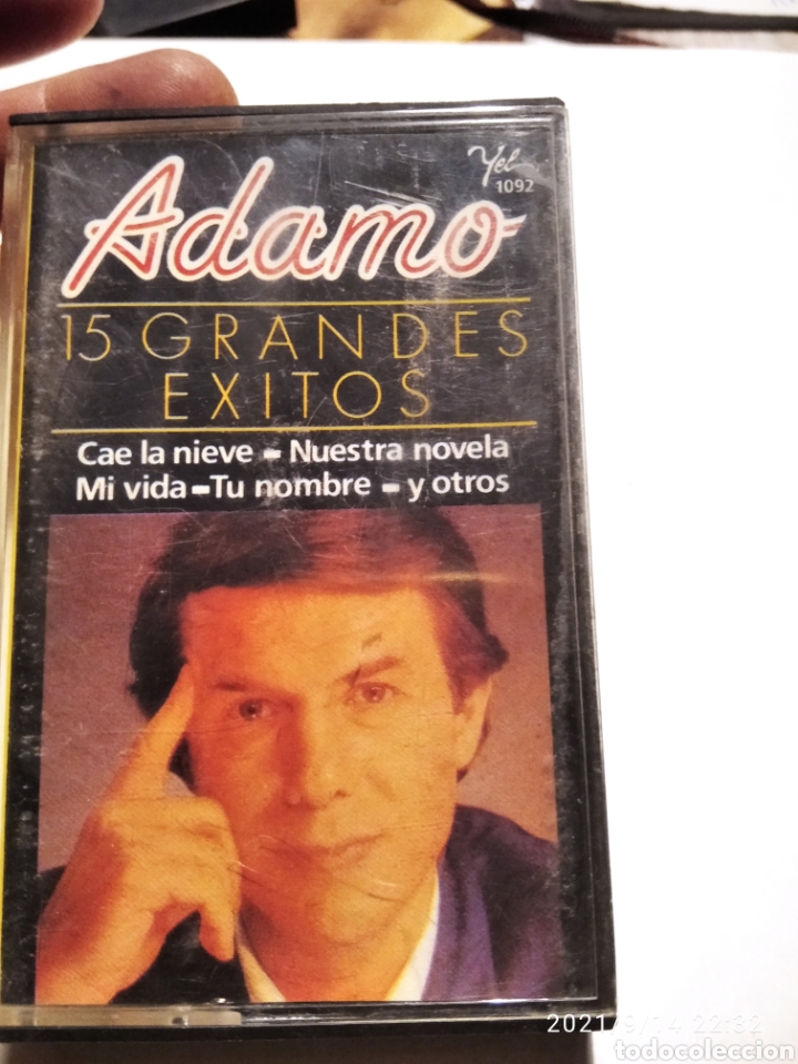 Casetes antiguos: Cinta casette Adamo &eacute;xitos - Foto 1