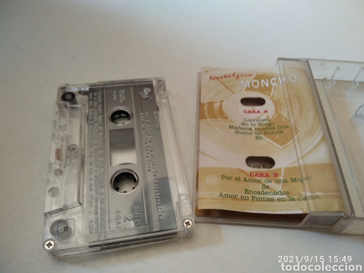 Casetes antiguos: Cinta casete nost&aacute;lgico Moncho - Foto 4