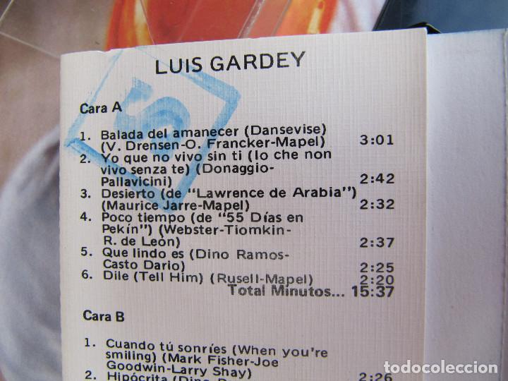Casetes antiguos: Luis Gardey ..Yo que no vivo sin ti.. - Foto 5
