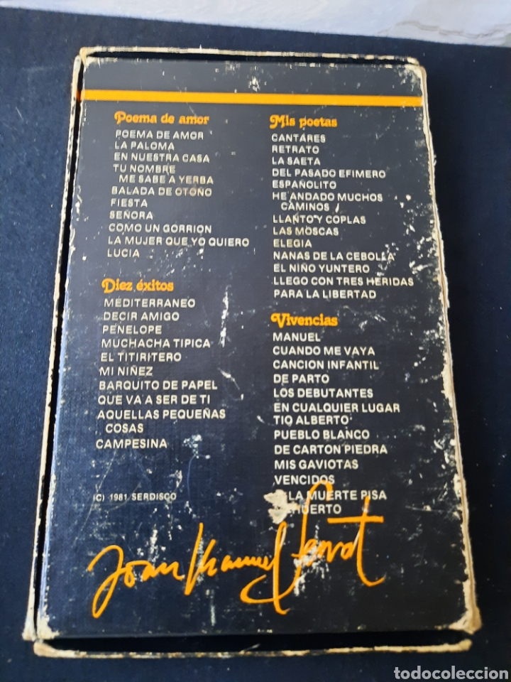 Casetes antiguos: Joan Manuel Serrat Album de Oro. - Foto 4