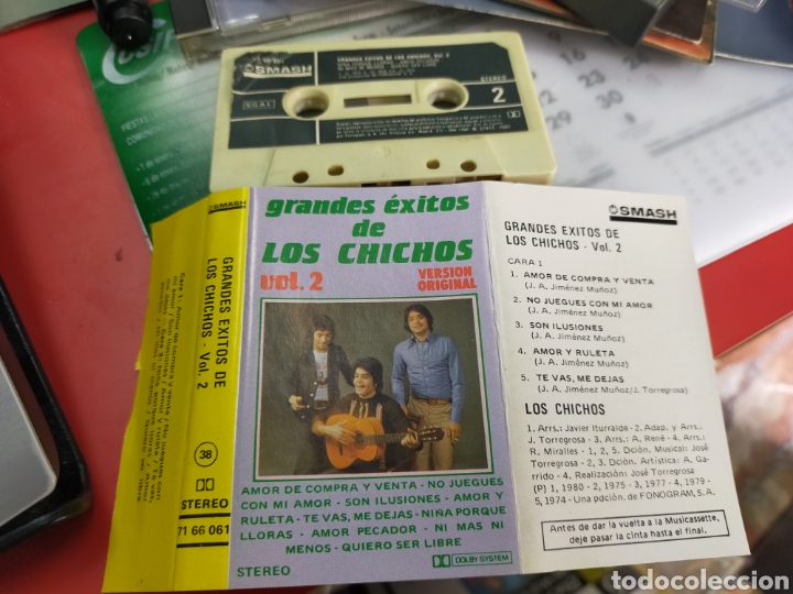 Casetes antiguos: Grandes &eacute;xitos de los chichos vol.2 casete 1981