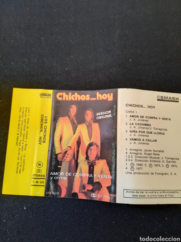Alte Kassetten: Caratula de casete los chichos...hoy