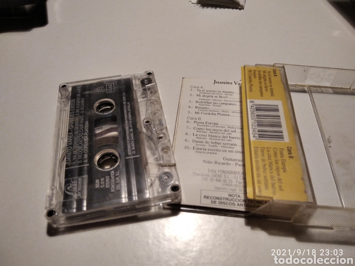 Casetes antiguos: Cinta casette Juanito Varea - Foto 2