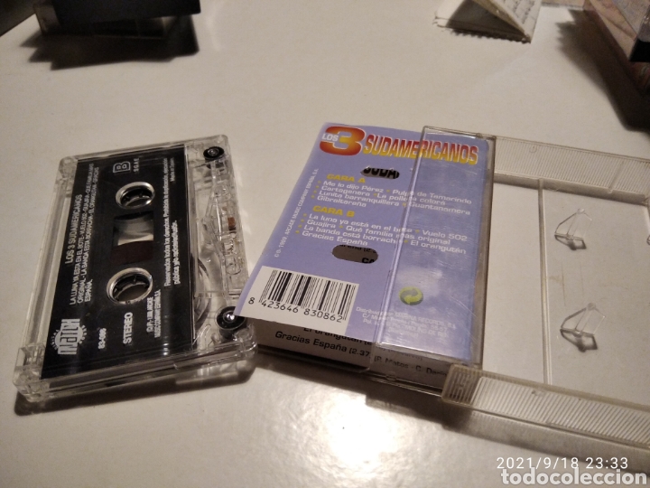 Casetes antiguos: Cinta casette los 3 Sudamericanos - Foto 2