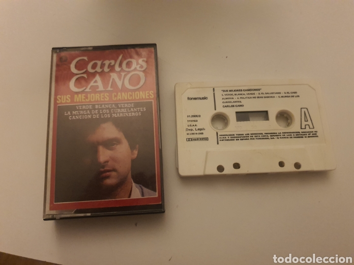 Casetes antiguos: casete carlos cano sus mejores &eacute;xitos - Foto 1