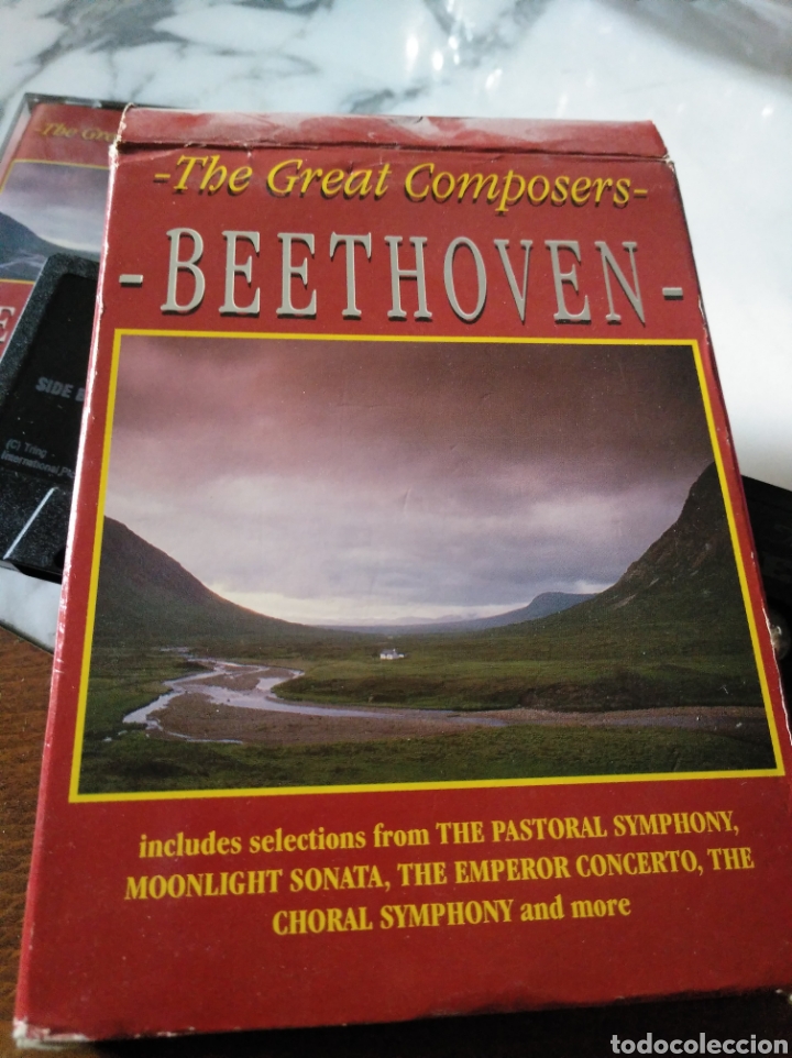 Casetes antiguos: 2 casetes The Great Composers Beethoven - Foto 2