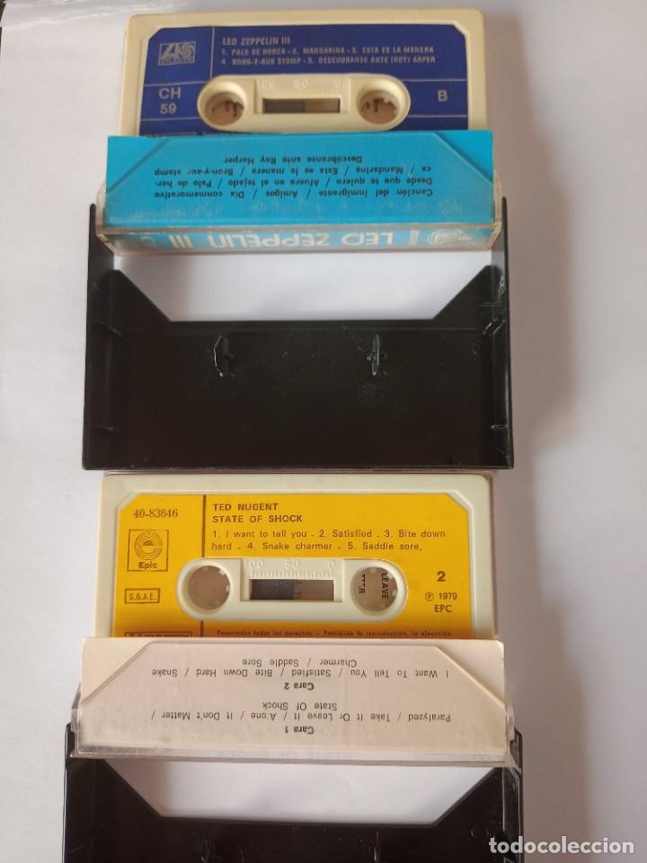 Casetes antiguos: Ted Nugent, Led Zeppelin,Jimi Hendrix. - Foto 2