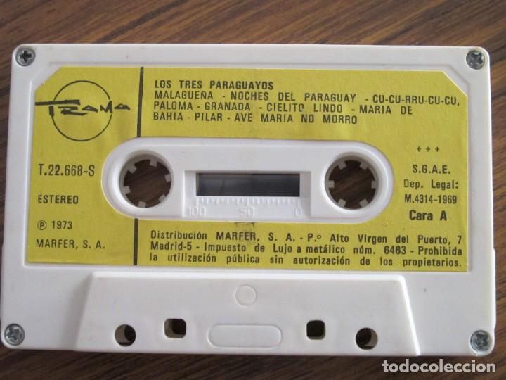 Casetes antiguos: LOS TRES PARAGUAYOS - Foto 2