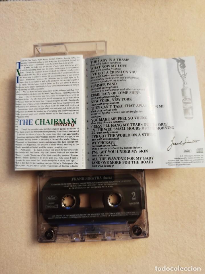 Casetes antiguos: Cassette Frank Sinatra &ndash; Duets - CAPITOL 1993 - Foto 2