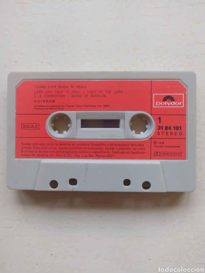 Casetes antiguos: Casette Rainbow - Foto 3