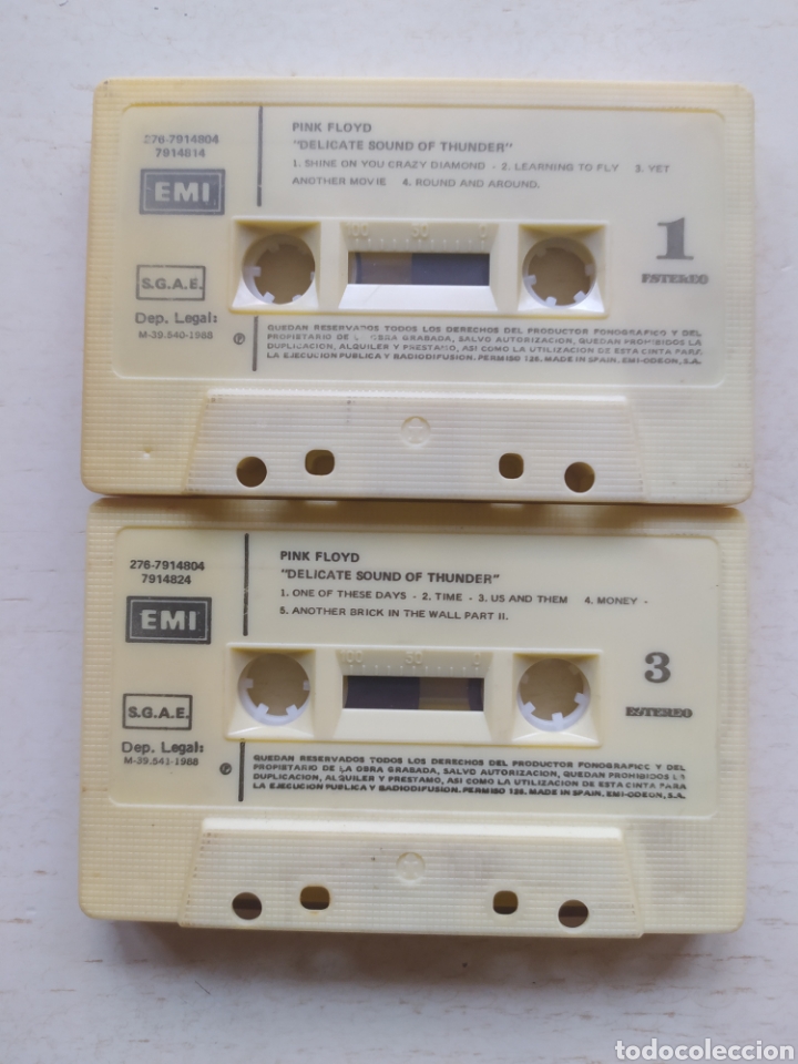 Casetes antiguos: 2xCass Pink Floyd - Foto 3