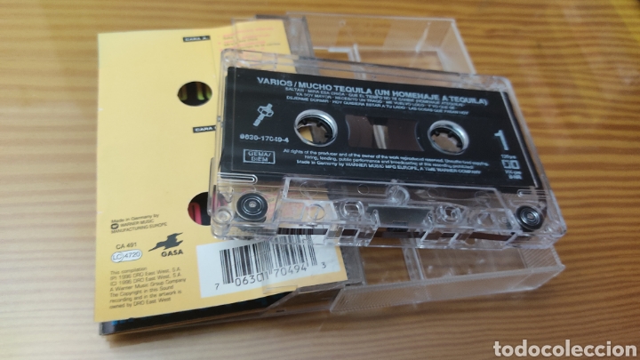 Casetes antiguos: Cassette de Tequila &rdquo;Mucho Tequila&rdquo; 1997 - Foto 2