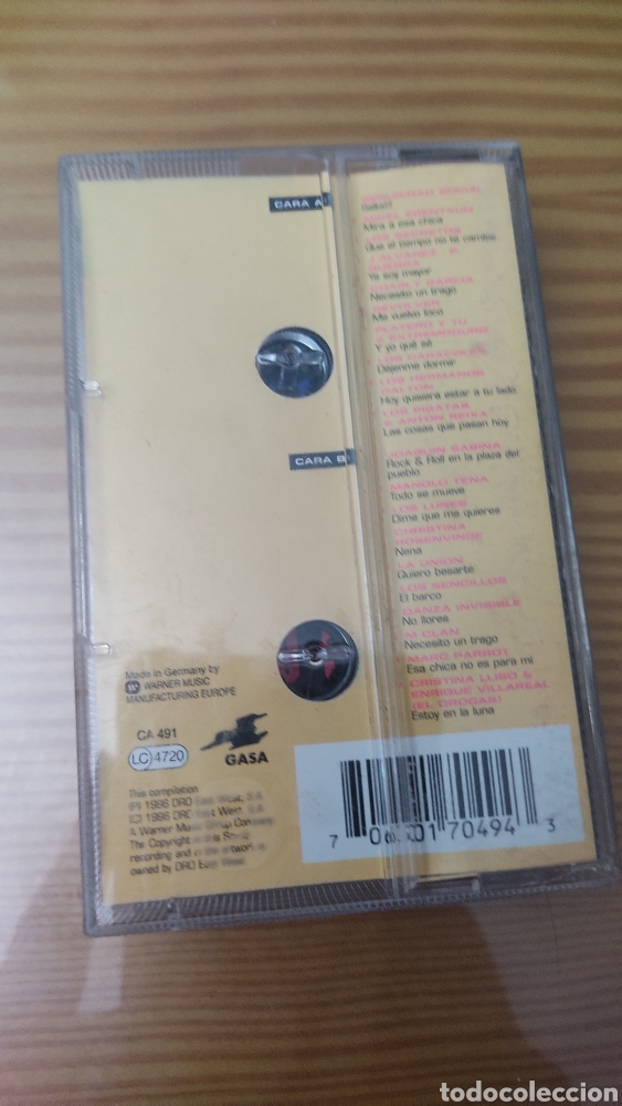 Casetes antiguos: Cassette de Tequila &rdquo;Mucho Tequila&rdquo; 1997 - Foto 3