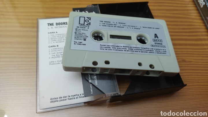 Casetes antiguos: Cassette de The Doors &rdquo;L.A. Woman&rdquo; - Foto 3