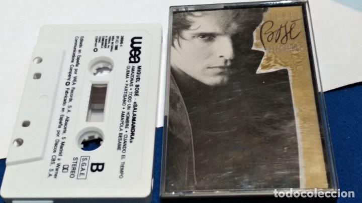 Casetes antiguos: CASETE CINTA CASSETTE ( MIGUEL BOS&Eacute; - SALAMANDRA) 1986 WEA- MUY POCO USO