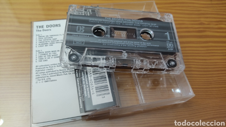 Casetes antiguos: Cassette de The Doors &rdquo; The Doors&rdquo; - Foto 3