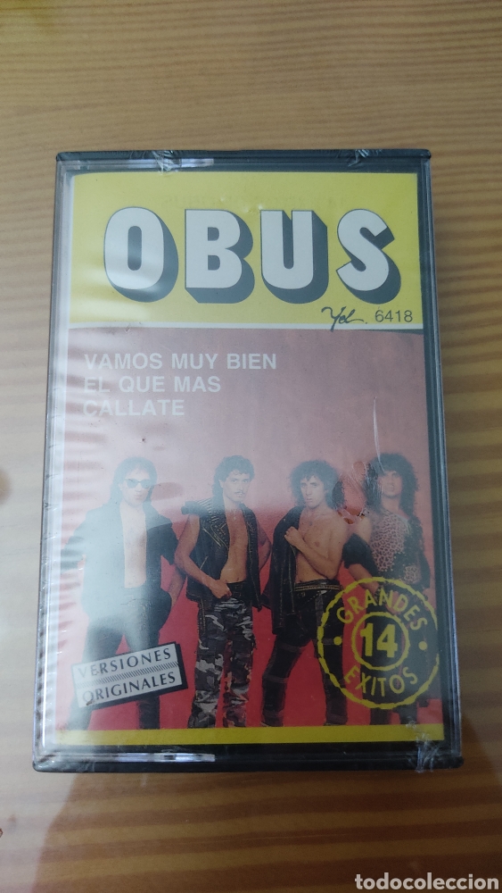 Casetes antiguos: Precintado!! Cassette de Obus &rdquo;14 Grandes Exitos&rdquo; - Foto 1