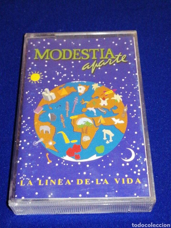 Casetes antiguos: MODESTIA APARTE - LA L&Iacute;NEA DE LA VIDA - Foto 1
