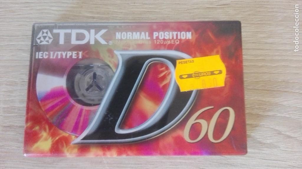 Cassettes Anciennes: CASSETTE VIRGEN PRECINTADO TDK NORMAL POSITIOND D 60 MINUTOS-A&Ntilde;O 2003.PARA GRABAR M&Uacute;SICA,JUEGOS,ETC