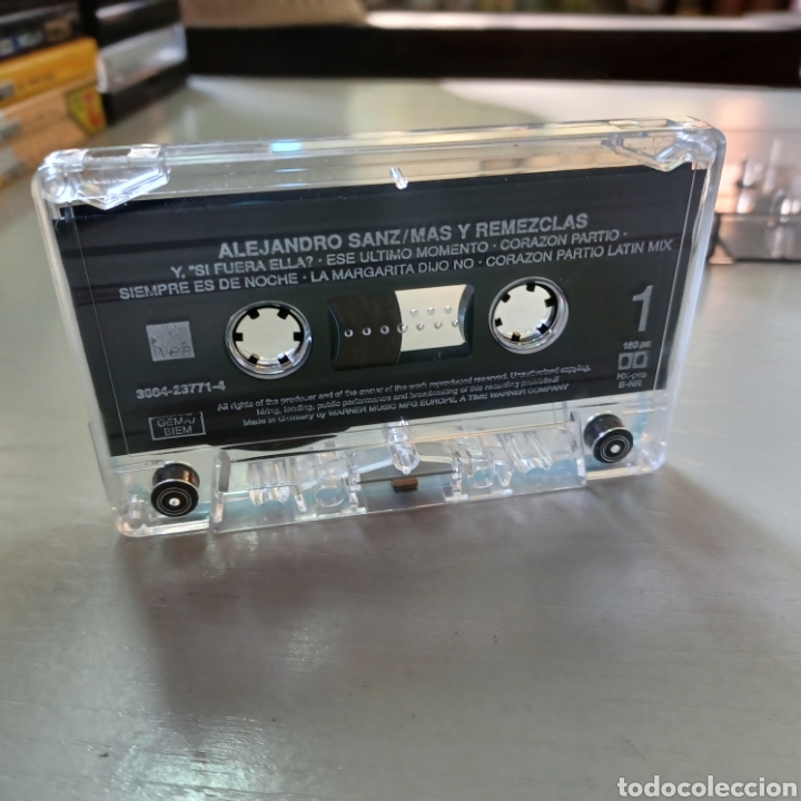 Casetes antiguos: ALEJANDRO SANZ - MAS Y REMEZCLAS - Foto 3