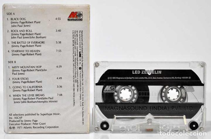 Casetes antiguos: Led Zeppelin - IV. Casete (raro, India) - Foto 2