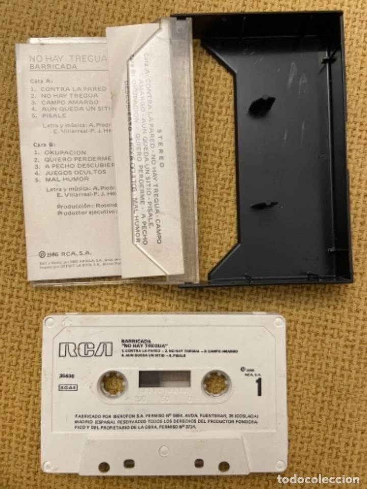 Casetes antiguos: Cinta de Cassette antigua Barricada - Foto 3
