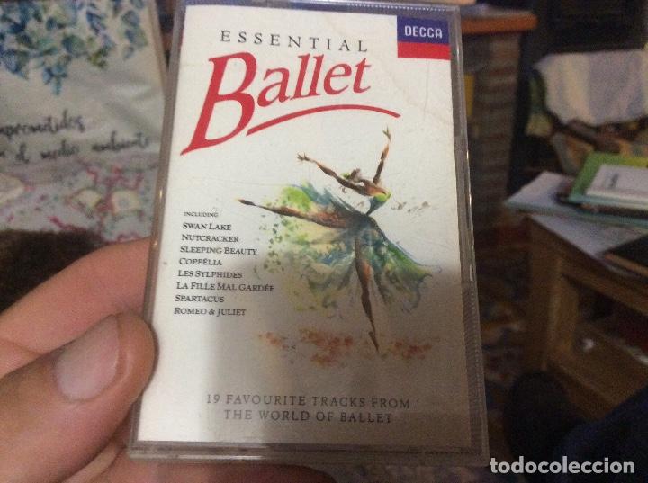 Casetes antiguos: ESSENTIAL BALLET - CASSETTE DECCA - 19 Canciones - Foto 1