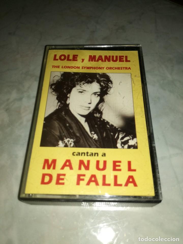 Casetes antiguos: LOLE Y MANUEL CANTAN A MANUEL DE FALLA - Foto 1