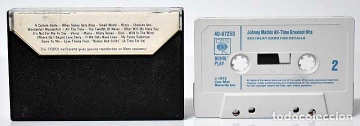 Casetes antiguos: Johnny Mathis - All Time. Greatest Hits. Casete - Foto 2