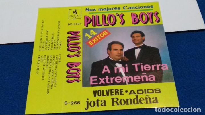 Cassetes antigas: CASETE SOLO CARATULA (PILLO&acute;S BOYS - 14 &Eacute;XITOS - GRUPOS EXTREME&Ntilde;OS ) M1 - SIN CINTA