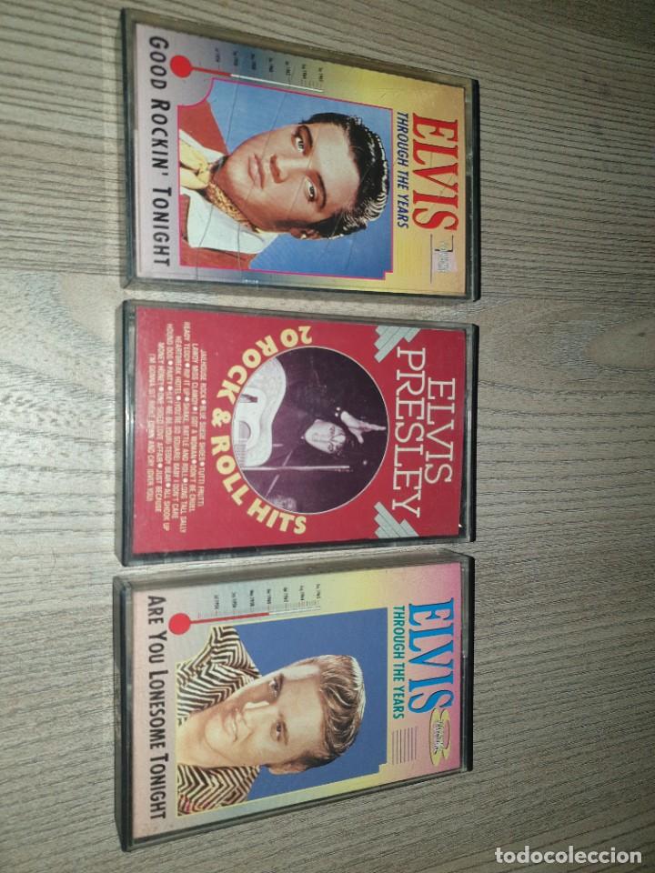 Casetes antiguos: 3 CASETES ELVIS PRESLEY - Foto 1