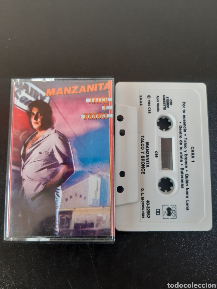 Casetes antiguos: *MANZANITA. TALCO Y BRONCE. - Foto 1