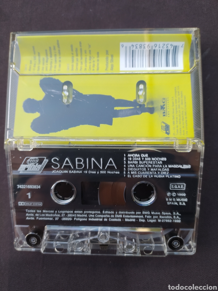 Casetes antiguos: Cass Joaqu&iacute;n Sabina - Foto 3